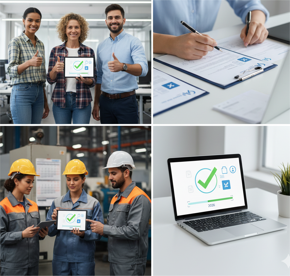 Pracovníci a zamestnanci robia kurzy v edumio online