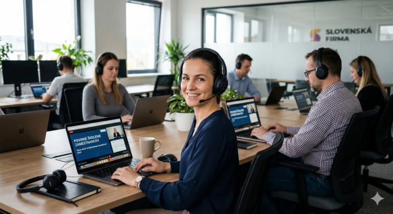 Kurzy a školenia zamestnancov – firemné vzdelávanie na pracovisku.